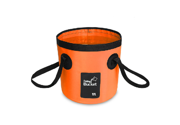 Folding Bucket - Two Sizes & Six Colours Available