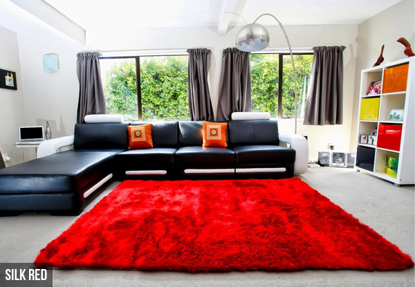 Silky Soft High-Density Rug - Options for Three Sizes & Four Colours