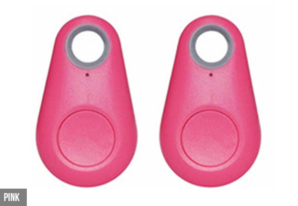 Two-Pack of Bluetooth Key Trackers - Five Colours Available