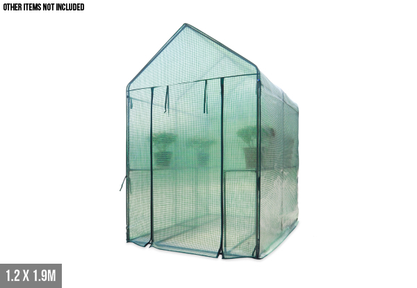 Walk-In Greenhouse Range - Three Sizes Available
