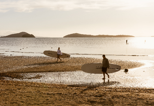 Two-Night Beachside Glamping Stay in a Standard or Deluxe Pod for Two People incl. Late Checkout - Option for Three Night Stay - Coromandel Shelly Beach