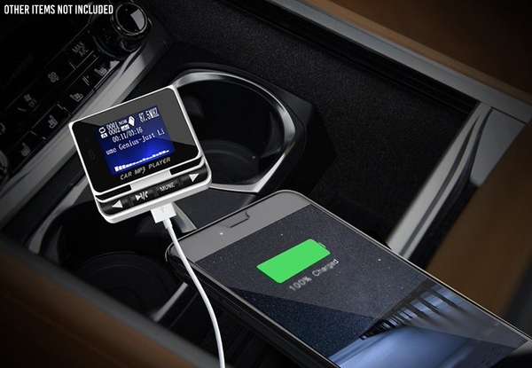LCD Display Wireless Bluetooth Car FM Transmitter
