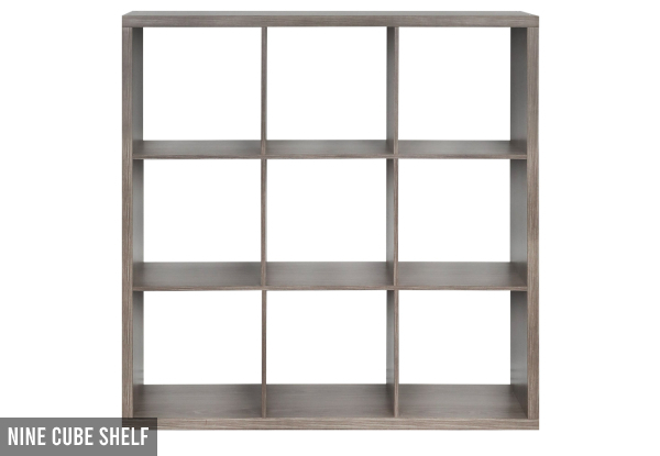 Four Cube Shelf - Option for Nine Cube Shelf