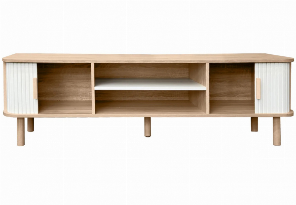 Marama Tambour Modern TV Stand - Available in Two Sizes