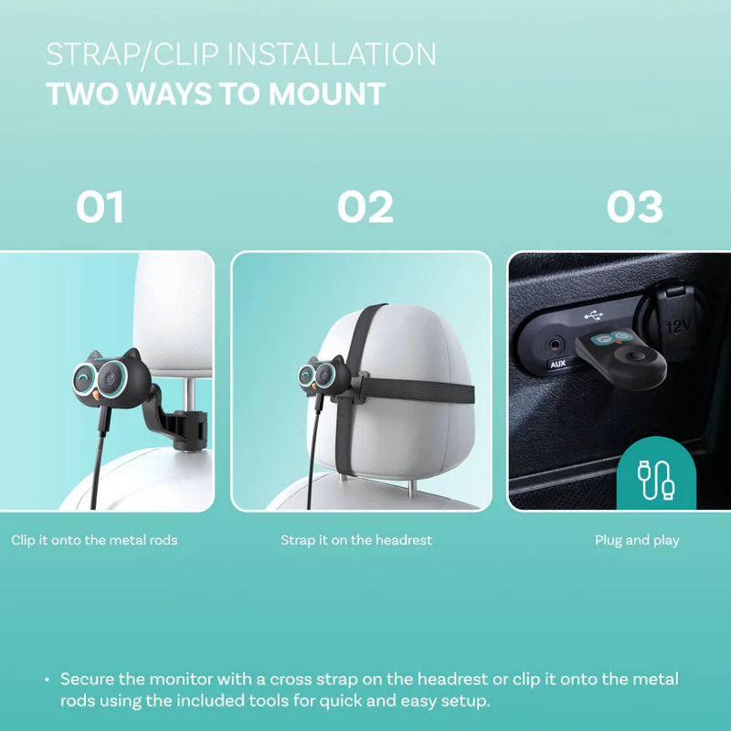Ottocast Cabin Care Wireless CarPlay Adapter & Baby Monitor