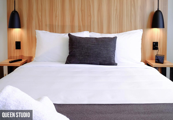 One-Night Stay for Two in a Queen Room at the Ultra-Modern Haka Hotel Newmarket incl. Unlimited Wifi, Free Gym Access at Les Mills & More - Options for a Super King Room or a Queen Studio Suite