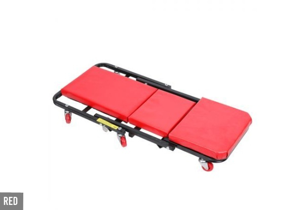 Folding Creeper Mechanic Seat Trolley - Two Colours Available