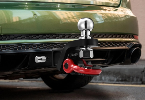 Two-in-One 4350kg Tow Bar Ball Mount Tongue with Shackle
