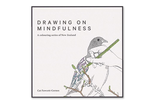 $24.95 for Drawing on Mindfulness NZ Themed Colouring Book