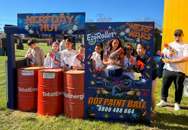 Nerf Wars or Paintball Group Session - Two Options Available
