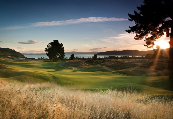 18 Holes of Golf for Two People incl. Cart on the Exclusive Jack Nicklaus Signature Golf Course at The Kinloch Club, Lake Taupo with Option for Four People incl. Two Carts - Available Weekdays