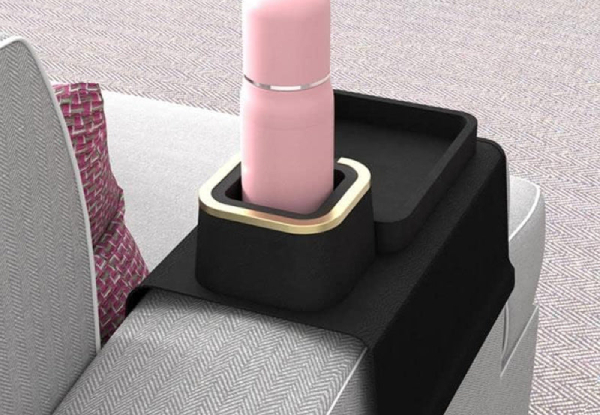 Sofa Armrest Cup Holder with Snack Tray - Four Colours Available