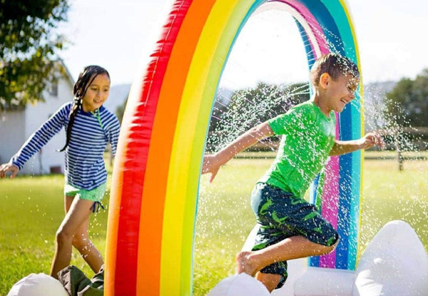 Extra Large Outdoor Inflatable Rainbow Sprinkler