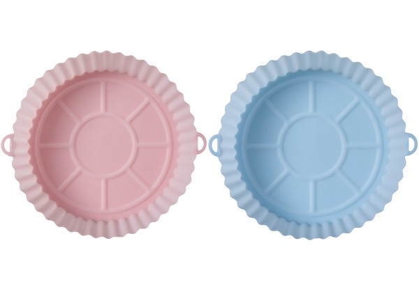 Two-Pack Reusable Air Fryer Silicone Liner - Four Colours Available