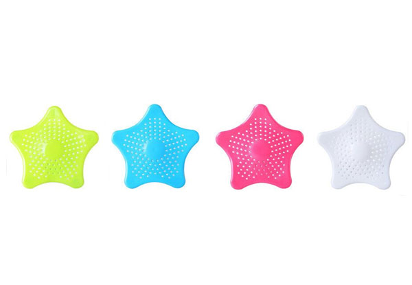 Two-Pack Star Shaped Drain Hair Catcher