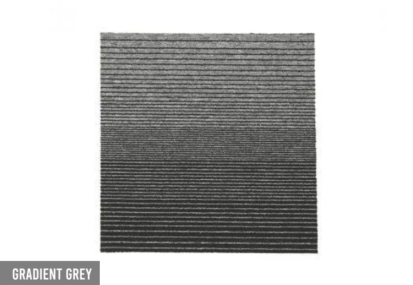 20-Piece Carpet Tiles - Six Colours Available