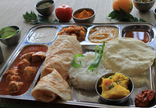 South Indian Dinner Feast for One - Options for up to Four People