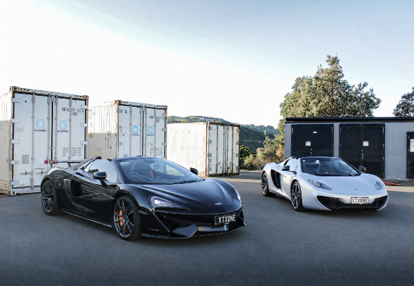 10-Minute Supercar Passenger Experience in a McLaren MP4-12C Spyder or McLaren 570S Spyder - Option for 20-Minutes