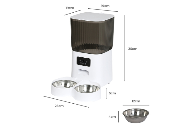 PaWz 5L Automatic Camera Pet Feeder Food Dispenser