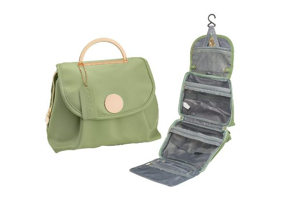 Water-Resistant Toiletry Bag for Women - Available in Four Colours & Option for Two-Pack