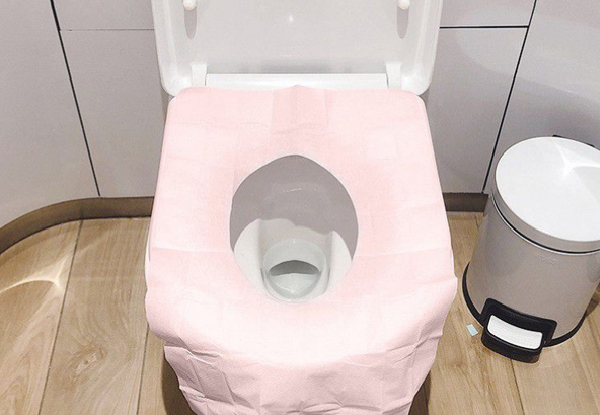 20-Piece Disposable Toilet Seat Cover - Two Colours Available & Option for 30-Piece