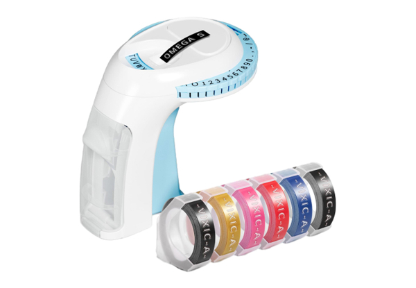 Embossing Label Maker with Six Rolls Tapes - Option for Two