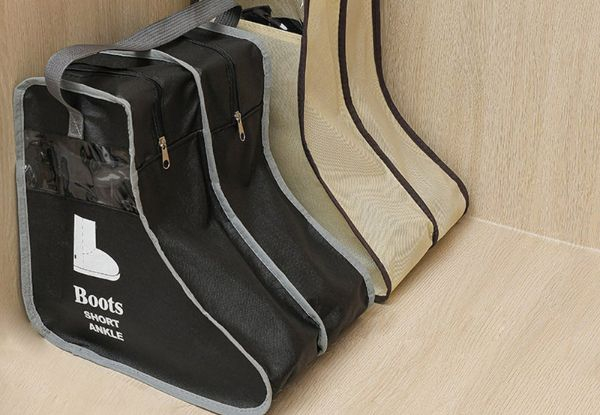Portable Shoe Travel Storage Bag - Available in Two Colours, Two Sizes & Option for Two-Set