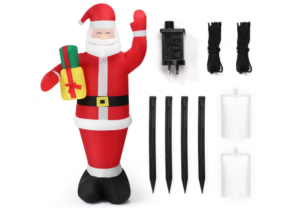 Solight LED Inflatable Christmas Santa Claus