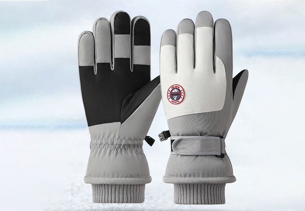 Touch Screen Winter Warm Ski Gloves - Available in Three Colours & Two Sizes