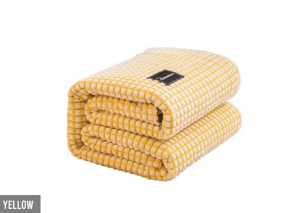 Fleece Blanket Bed Throw - Three Sizes & Three Colours Available