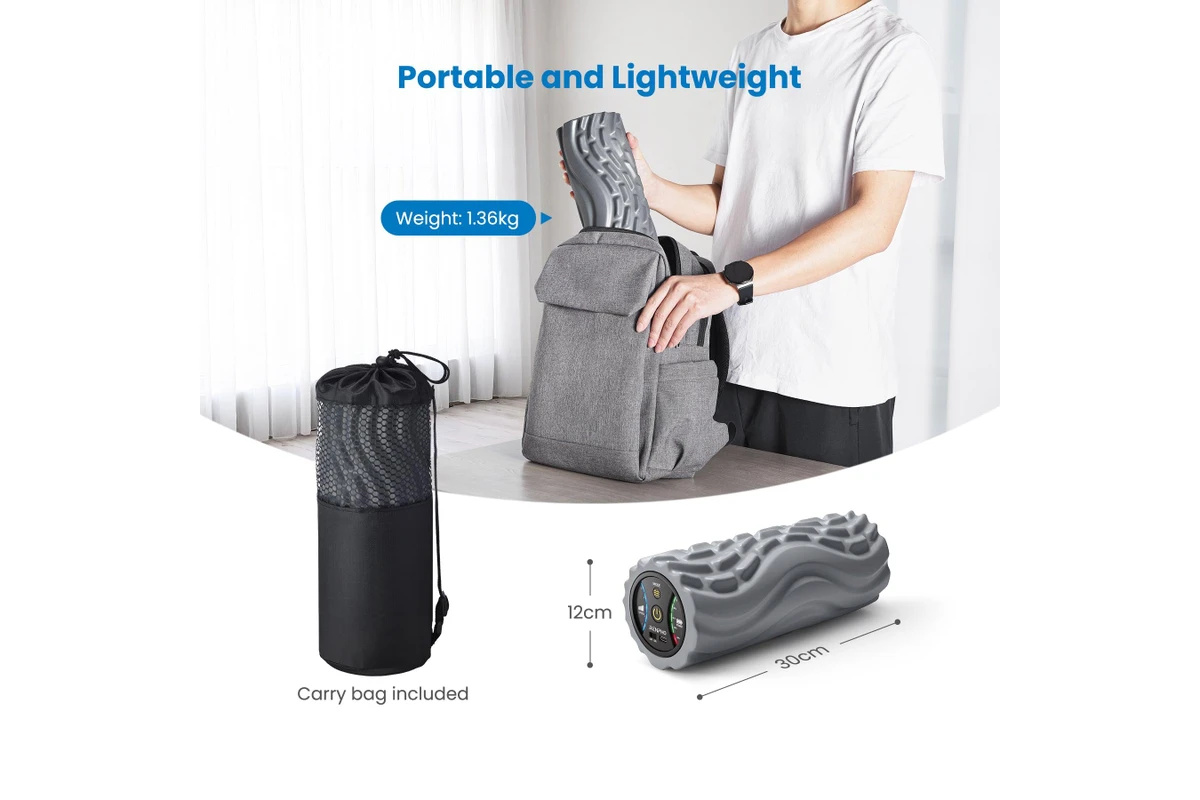 Renpho Vibrating Foam Roller 5 Speed USB C