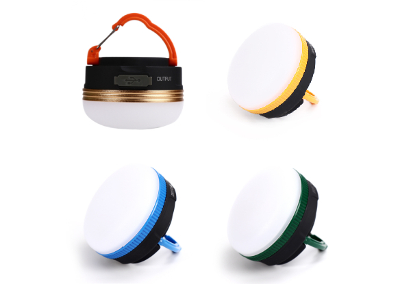 Magnetic Camping Light - Four Colours & Two Charging Options Available