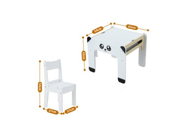 Kids Table & Two-Chair Activity Centre Set