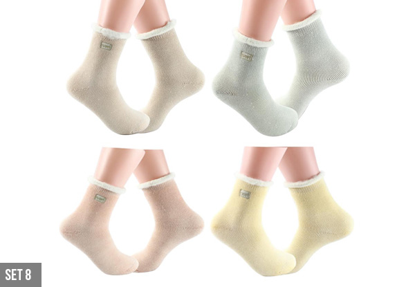 Cozy Winter Socks - Eight Options Available with Free Delivery