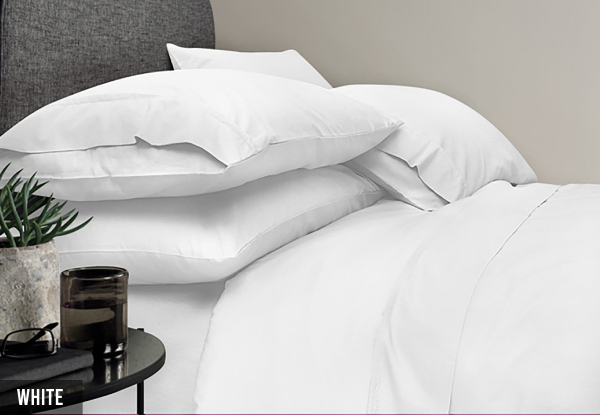 Pure Cotton Sheet Set - Available in Five Colours & Five Sizes