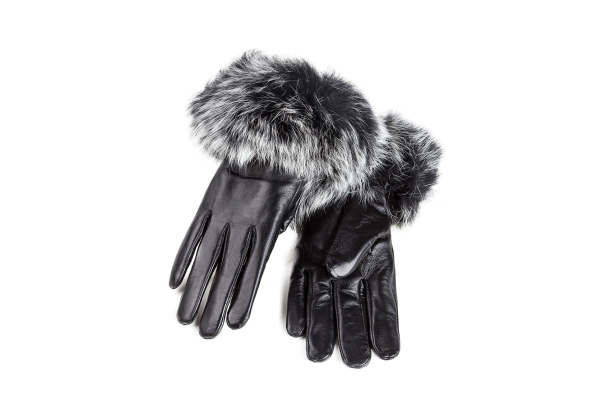 Ozwear Ugg Touch Screen Fur Gloves - Four Sizes Available