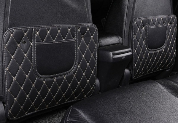 Universal Car Back Seat Cover Mat - Available in Two Sizes & Option for Two-Pack