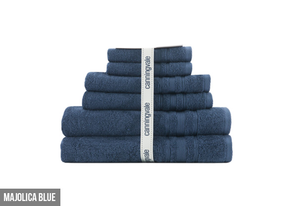 Canningvale Six-Piece Suprema Towel Set - Four Colours Available with Free Delivery