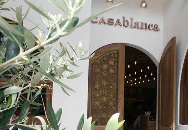 $60 Mediterranean Food & Drinks Voucher for Casablanca NorthWest on Sunday to Thursday - Option for Friday & Saturday
