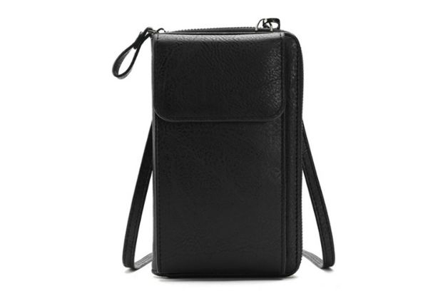 PU Leather Mobile Phone Bag - Available in Three Colours & Option for Two-Pack