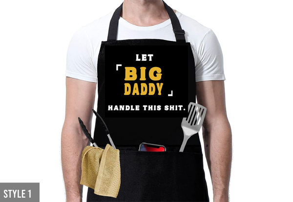 Father's Day Apron - Three Styles & Two-Pack Available