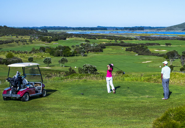 One Round of Golf for One Person at Carrington Estate, Karikari Peninsula - Options For up to Four People