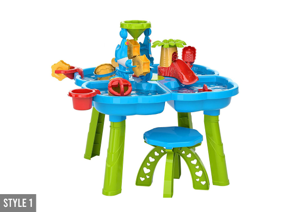 Kids Sand & Water Table Playset - Two Styles Available