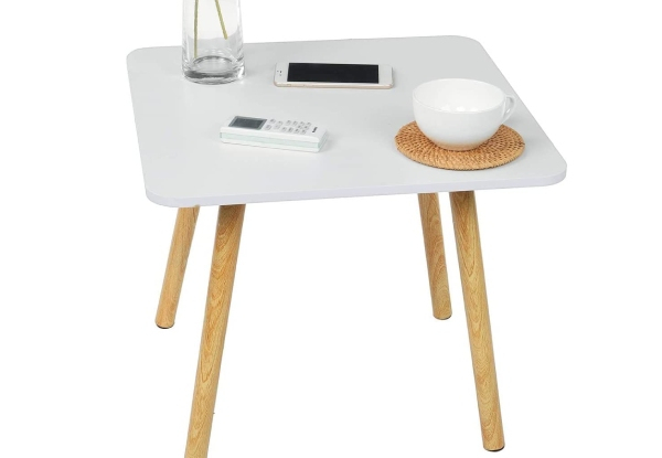 Square Wooden Coffee Table - Available in Two Colours & Two Sizes