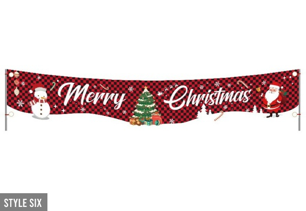 Christmas Ornament Banner - Six Styles Available