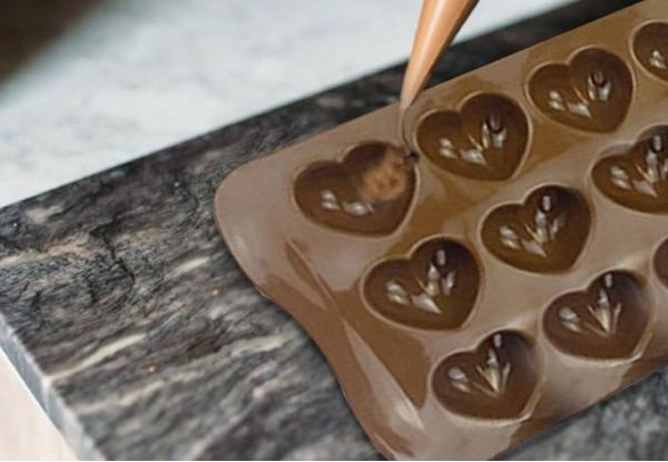 One-Set of Six-Piece Silicone Chocolate Moulds - Option for Two-Sets