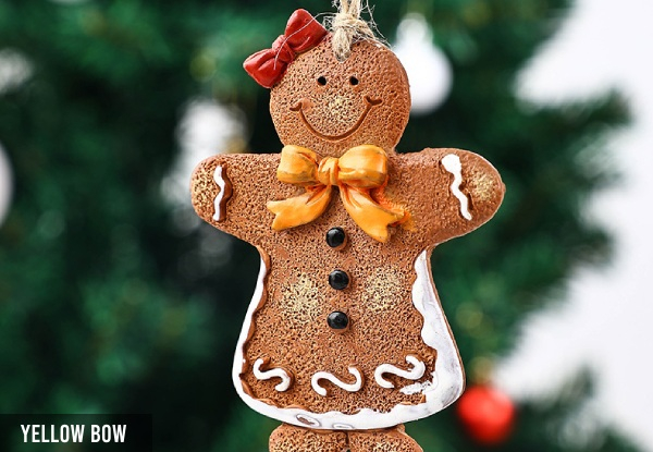 Two-Pack Gingerbread Man Christmas Party Decoration - 15 Styles Available