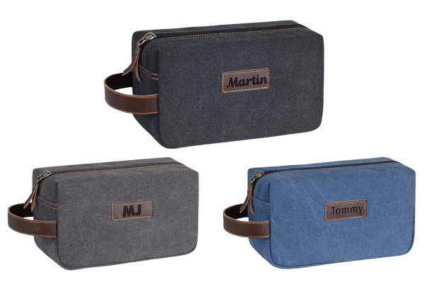 Personalised Men's Toiletry Bag