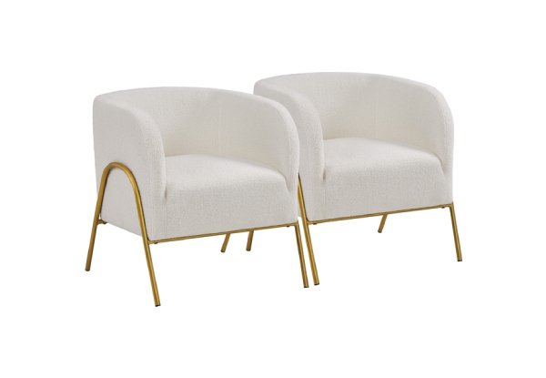 Two-Pack Contemporary Accent Armchair