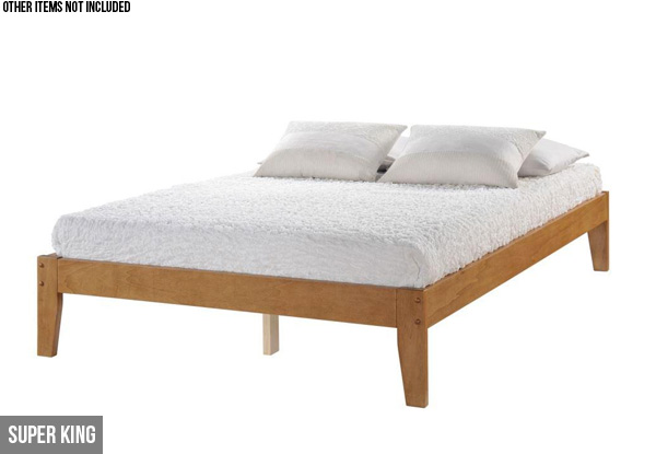 Sovo Wooden Bed Frame - Six Sizes Available